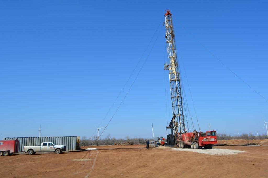 Hinson #1 Well - Workover Rig