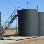 Hinson #1 Well Site - Storage Tanks